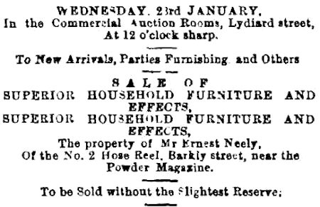 Ballarat Star 21 January 1884 header - 36kB jpg