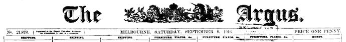 Argus 09 September 1916 banner - 18kB jpg